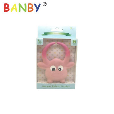 Bath Time Baby Toys Bathing Soft Rubber Cow Head Teether