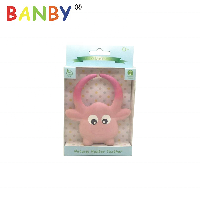 Bath Time Baby Toys Bathing Soft Rubber Cow Head Teether