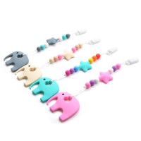 Wholesale FDA food grade silicone baby rubber chewable funny teether toy