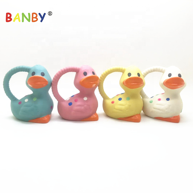 Rubber Material and Bath Toy Style Animal Toys Duck Shape